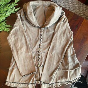 Neon Buddha Olive Green & Black Women's Tunic Size XL